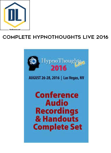 Complete HypnoThoughts Live 2016 Conference MP3 Audio Recordings Package