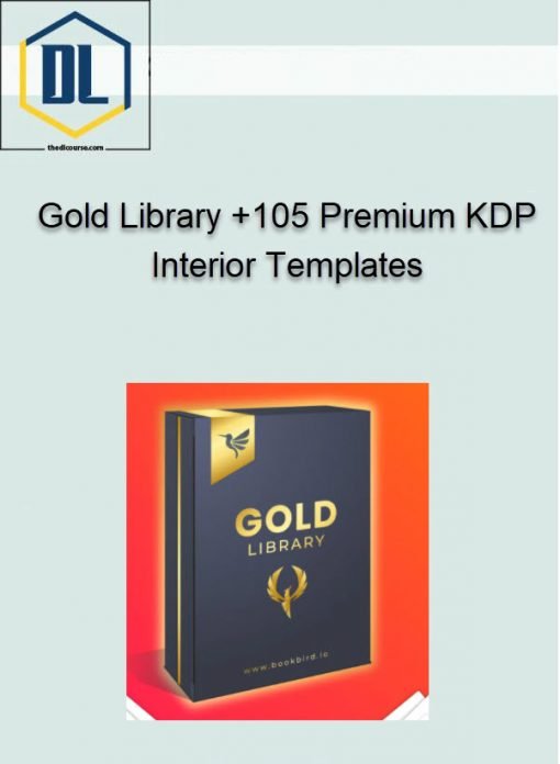 Gold Library 105 Premium KDP Interior Templates