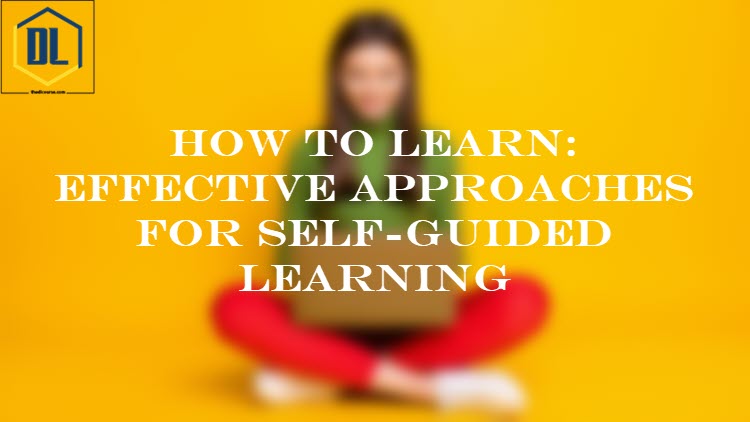 How to Learn: Effective Approaches for Self-Guided Learning