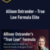 Simpler Trading – Allison Ostrander – True Low Formula Elite