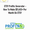 Dave Kettner – ETSY Profits Generator – How To Make $11.453+ Per Month On ETSY