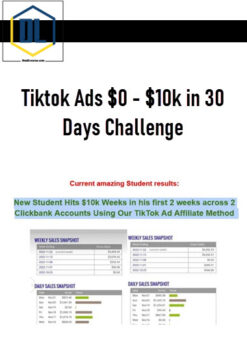 Tiktok Ads $0 – $10k in 30 Days Challenge