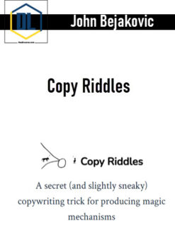 John Bejakovic – Copy Riddles