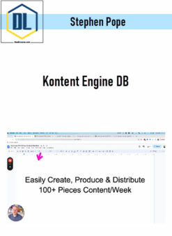 Stephen Pope – Kontent Engine DB