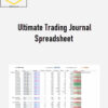 Jordi Square – Ultimate Trading Journal Spreadsheet