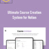 Course Architect – Ultimate Course Creation System for Notion